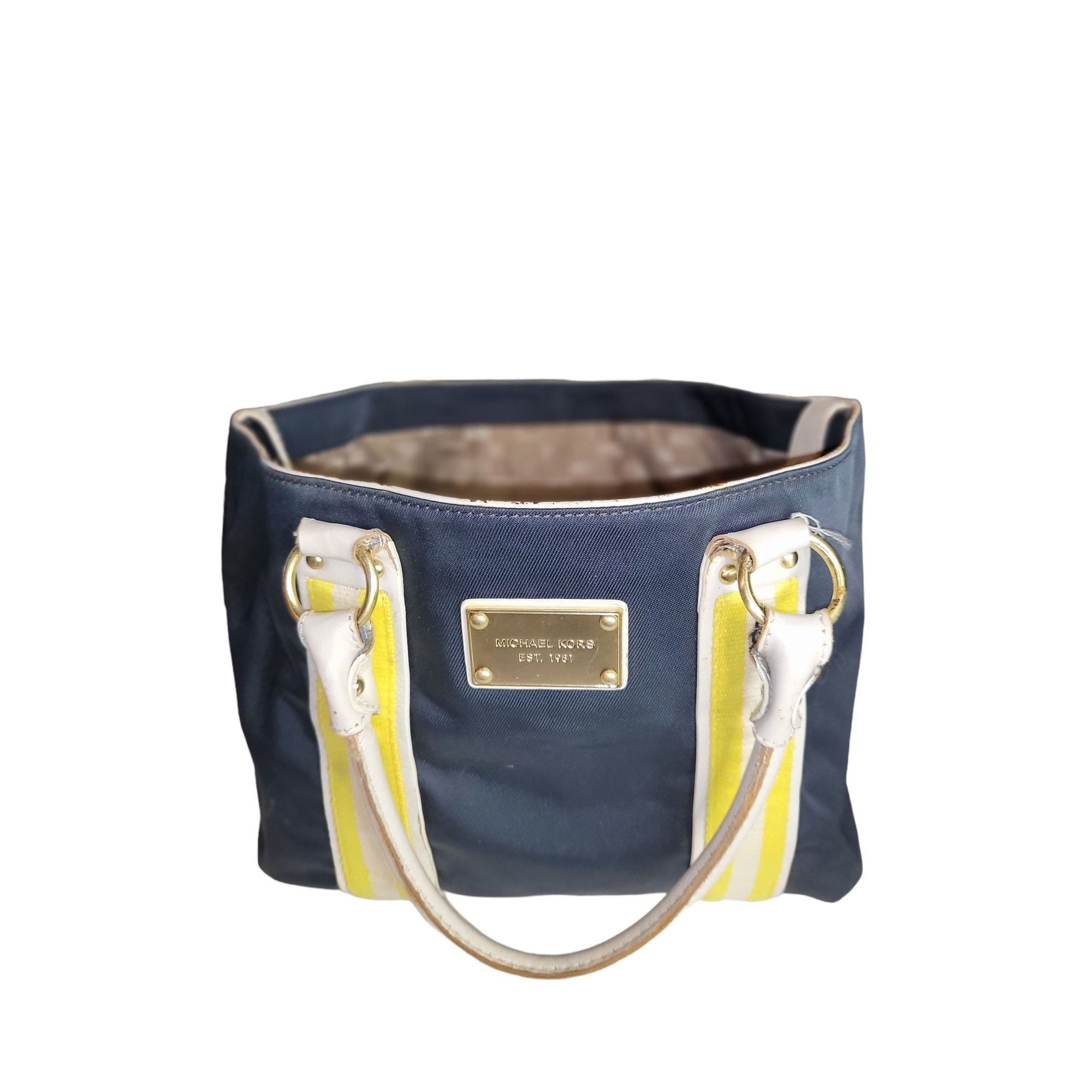 Michael Kors Michael Kors Tote Bag Navy Nautical Striped Dust Bag Coastal Size ONE SIZE - 1 Thumbnail