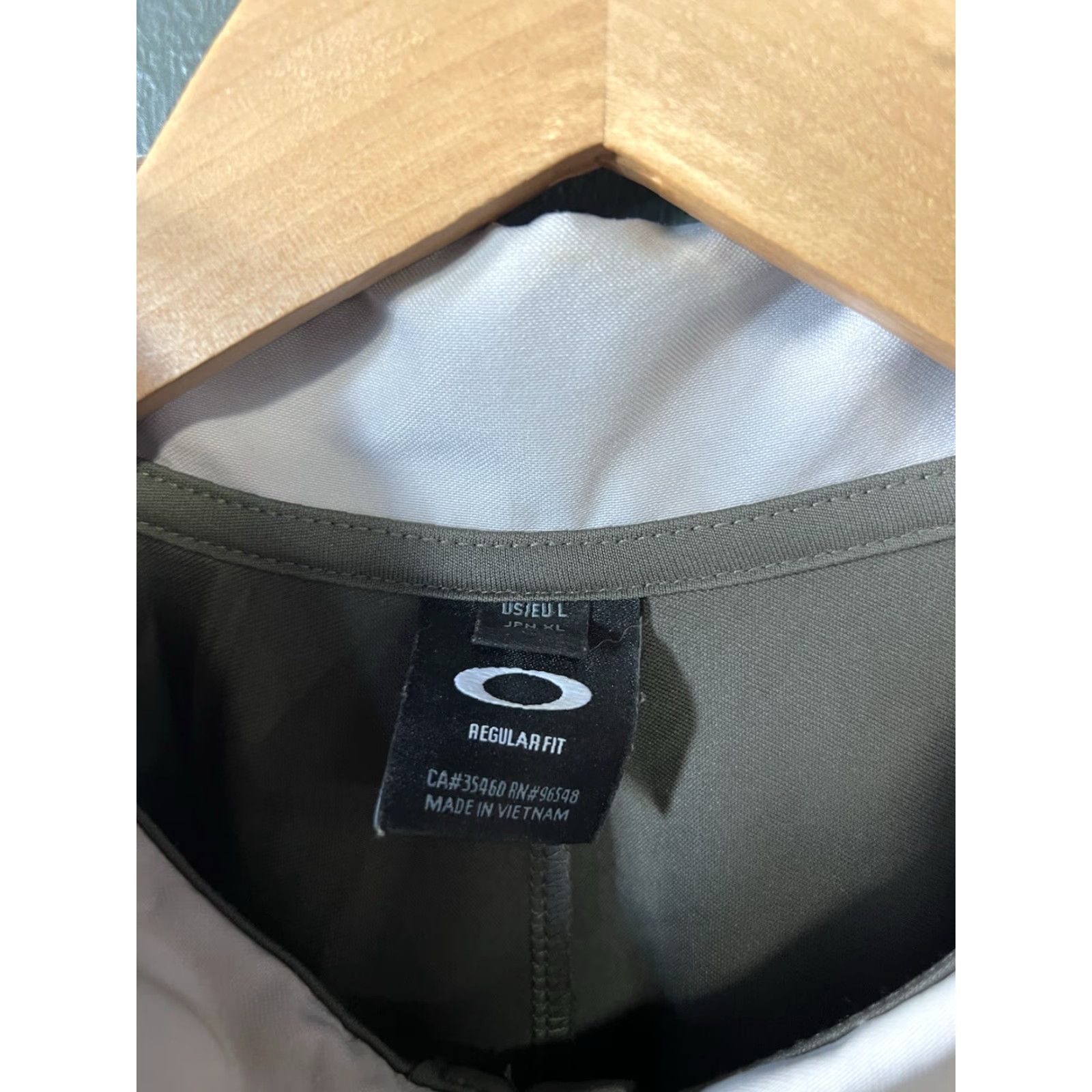 Oakley Oakley Polo Shirt Mens Short Sleeve Size L Green Regular Fit Size US L / EU 52-54 / 3 - 3 Thumbnail