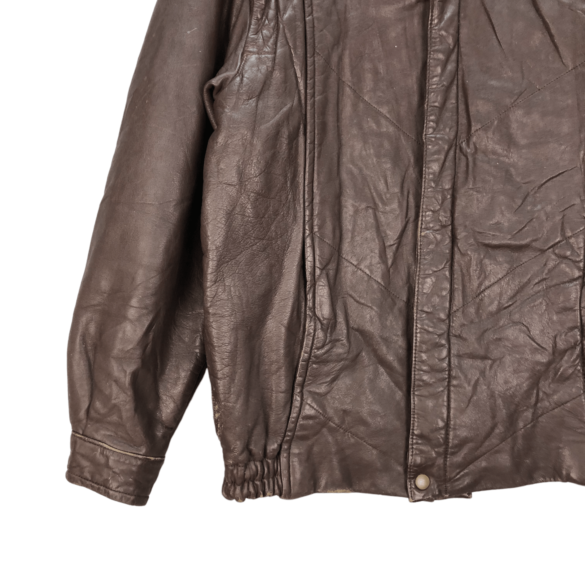 Playboy Vintage 90's PLAYBOY Leather Jacket #4881-37 Size US S / EU 44-46 / 1 - 3 Thumbnail