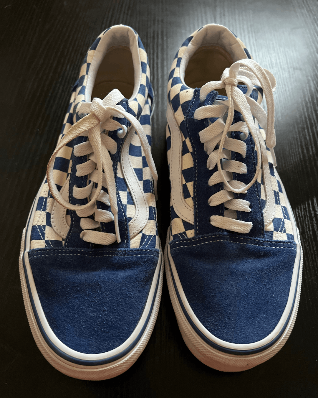 Vans Vans Old Skool blue checkerboard Size US 7.5 / EU 40-41 - 6 Thumbnail