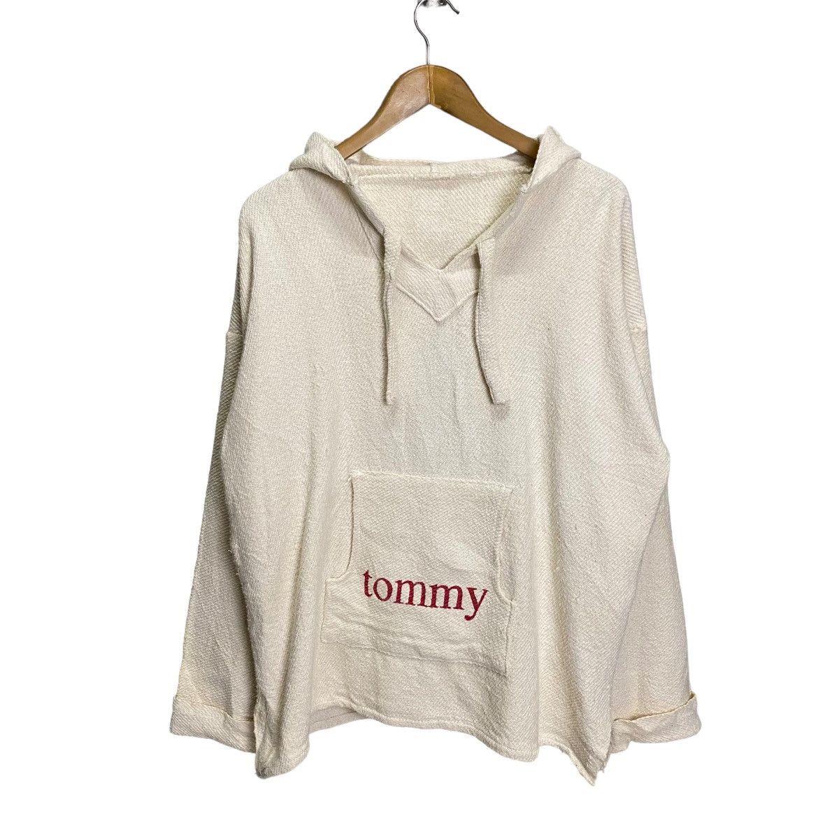 Tommy Hilfiger × Vintage Tommy Hilfiger Mexico Hoodie Pullover Baja Sweater Poncho Size US L / EU 52-54 / 3 - 2 Thumbnail