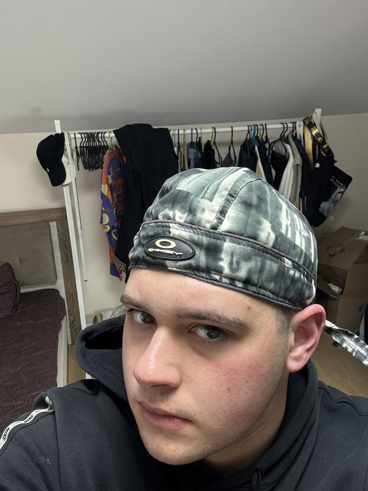 Oakley Vintage 00's Oakley Software Durag Bandana Hat Size ONE SIZE - 1 Thumbnail