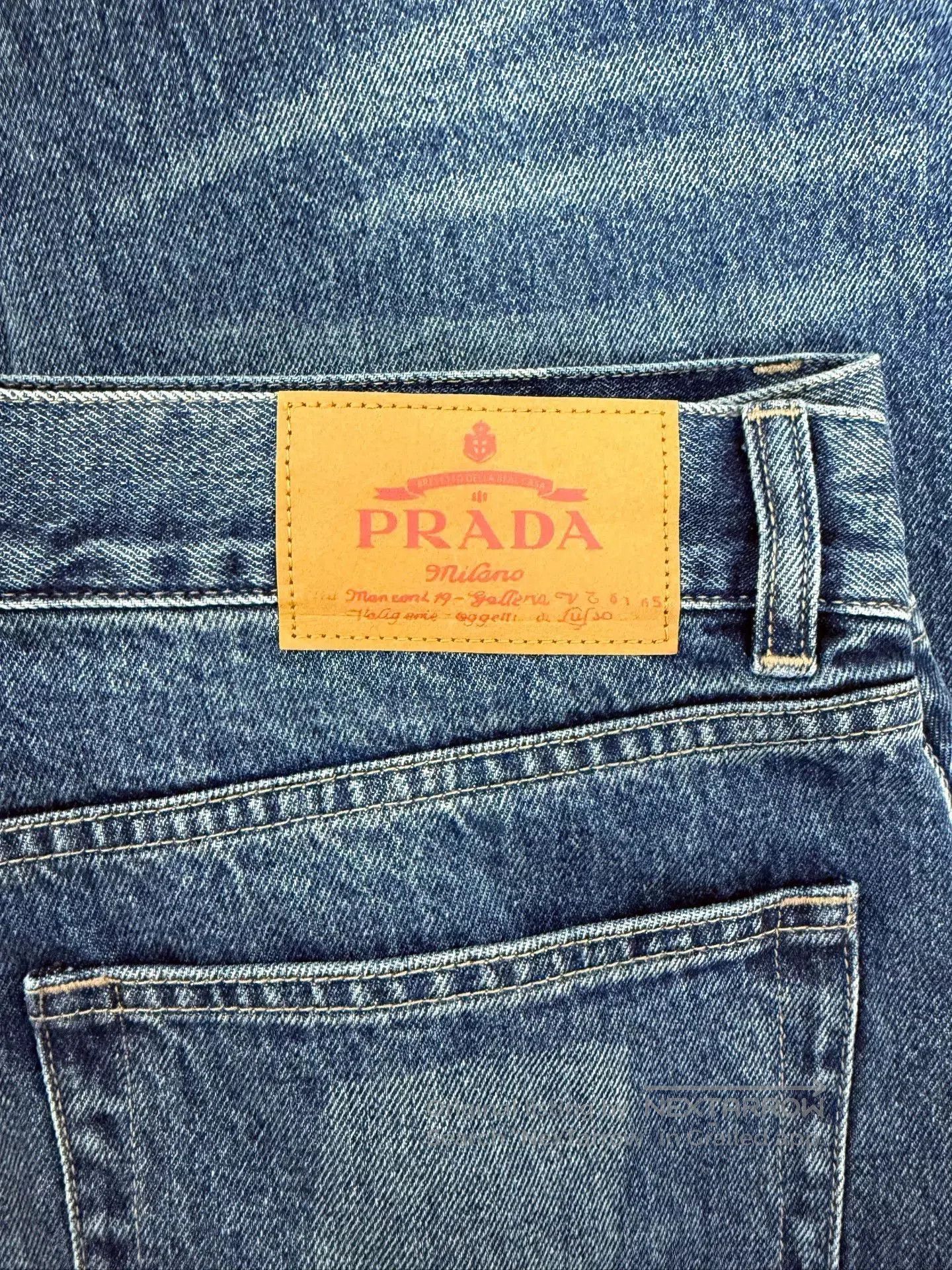 Prada PRADA Women's Blue Jeans. Size 32" / US 10 / IT 46 - 3 Thumbnail