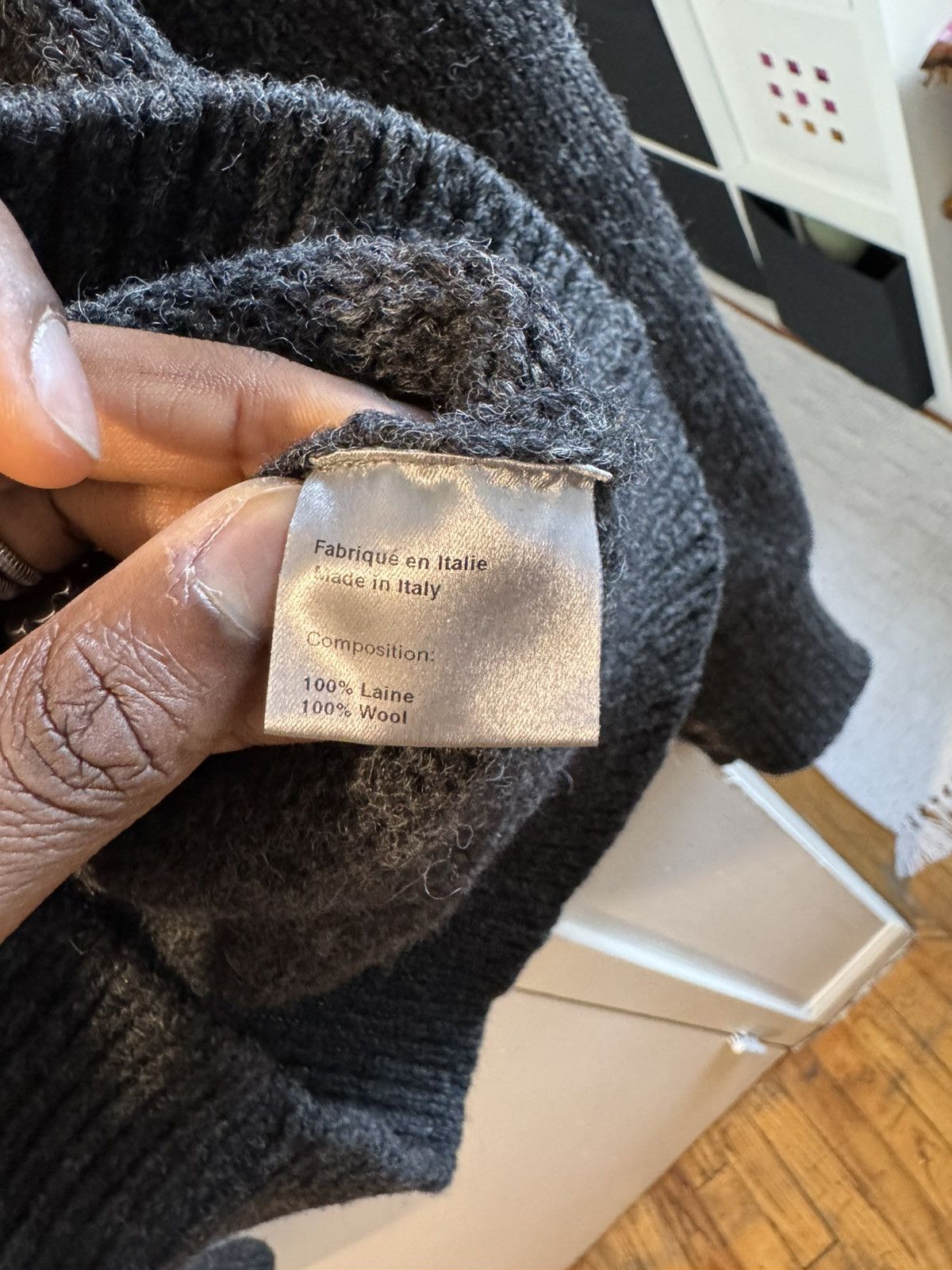 Dior × Hedi Slimane Dior Homme AW 2004 “victim of the crime” knitwear Size US M / EU 48-50 / 2 - 10 Thumbnail