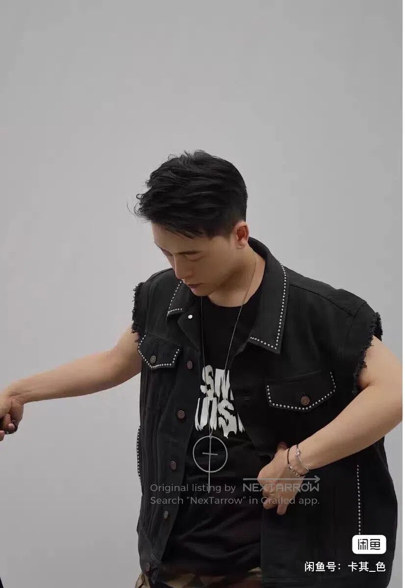 Celine CELINE Studded Heavy Duty Men's Denim Jacket| Size US M / EU 48-50 / 2 - 3 Thumbnail