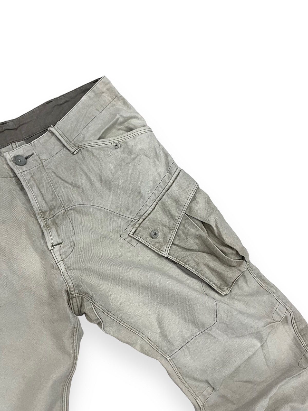 G-Star × Japanese Brand × Vintage Vintage G-Star Raw Double Knee Cargo Pants Size US 32 / EU 48 - 8 Thumbnail