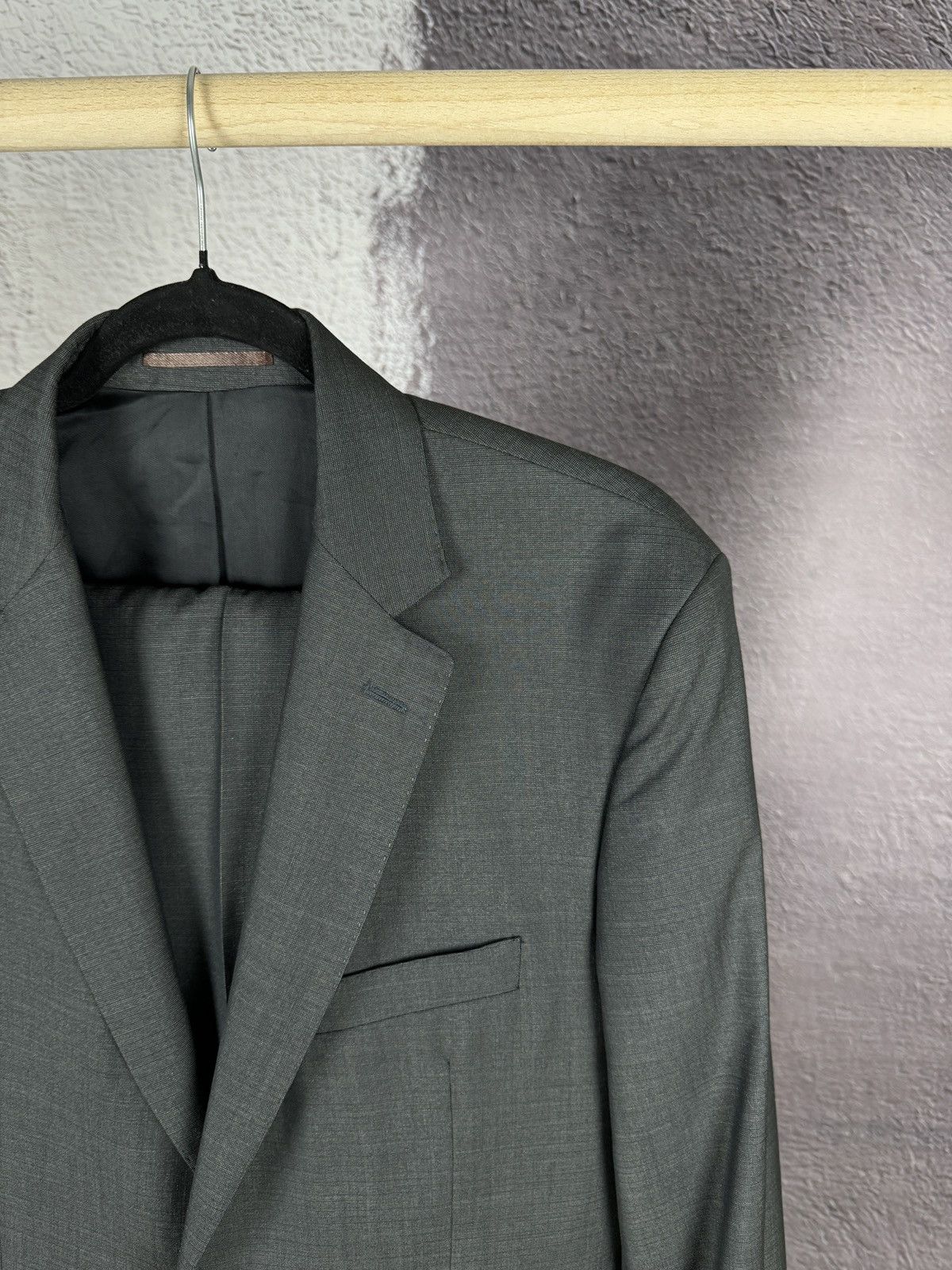 Nazareno Gabrielli BNWT Nazareno Gabrielli 2 pcs Panda grey 2 button wool suit Size 42R - 4 Thumbnail
