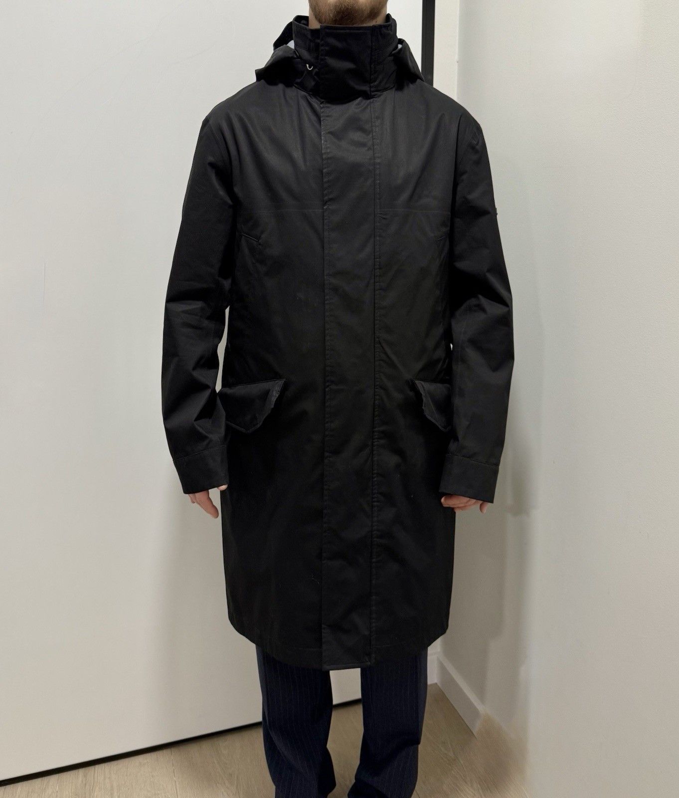 J.Lindeberg J.Lindeberg Storm Tech 3L Mens Jacket Hooded Parka Rain Coat Size US M / EU 48-50 / 2 - 1 Thumbnail