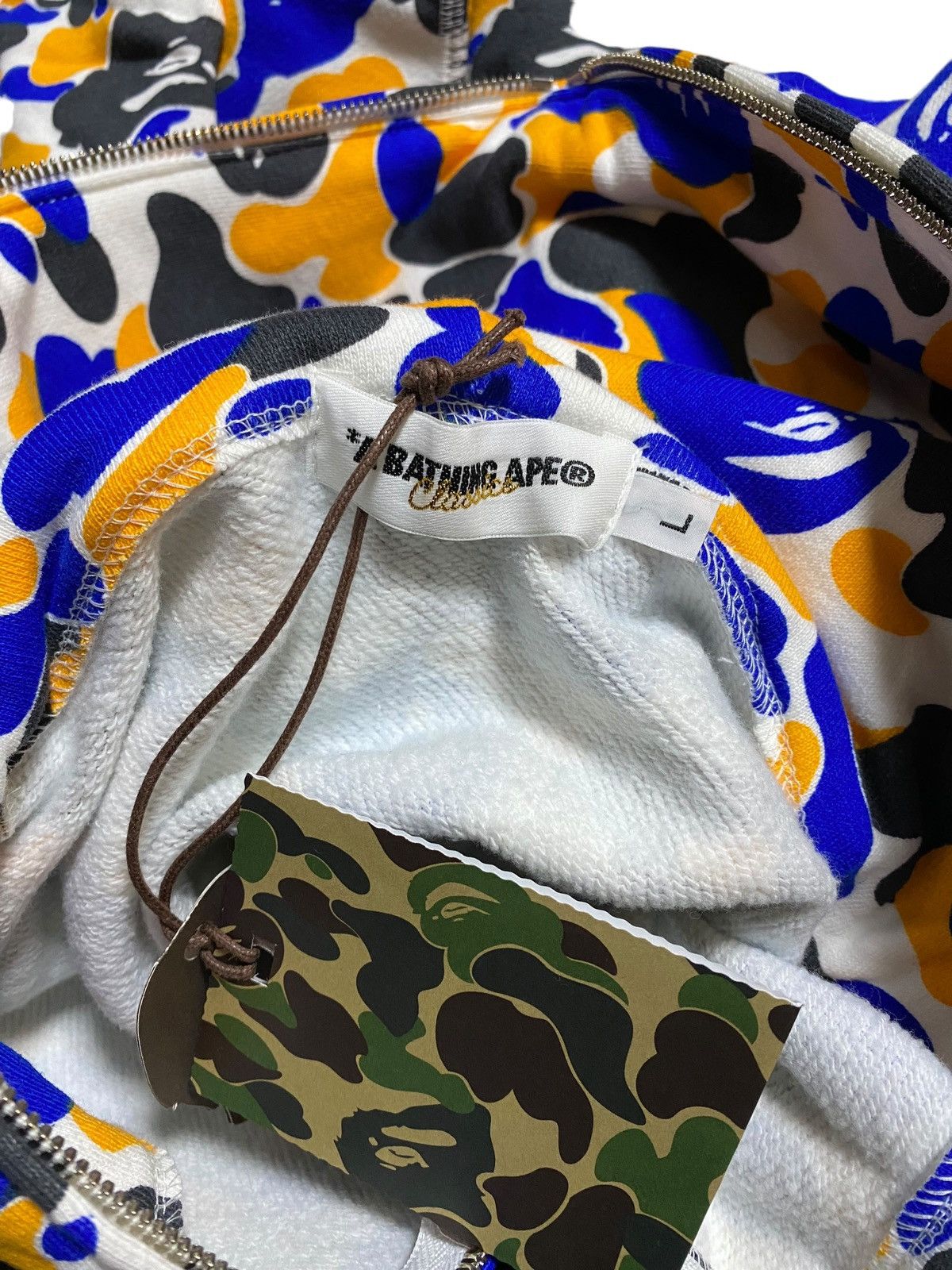 Bape BAPE Maebashi City Camo Shark Full Zip Hoodie Size US L / EU 52-54 / 3 - 9 Thumbnail