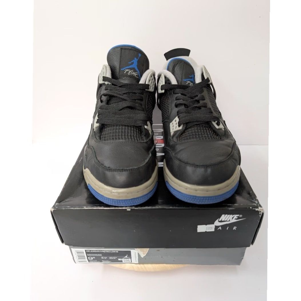 Jordan Brand Nike Jordan 4 Retro Motorsports Alternate 2017 Mens 12 Black Authentic Rep Box Size US 9 / EU 42 - 4 Thumbnail