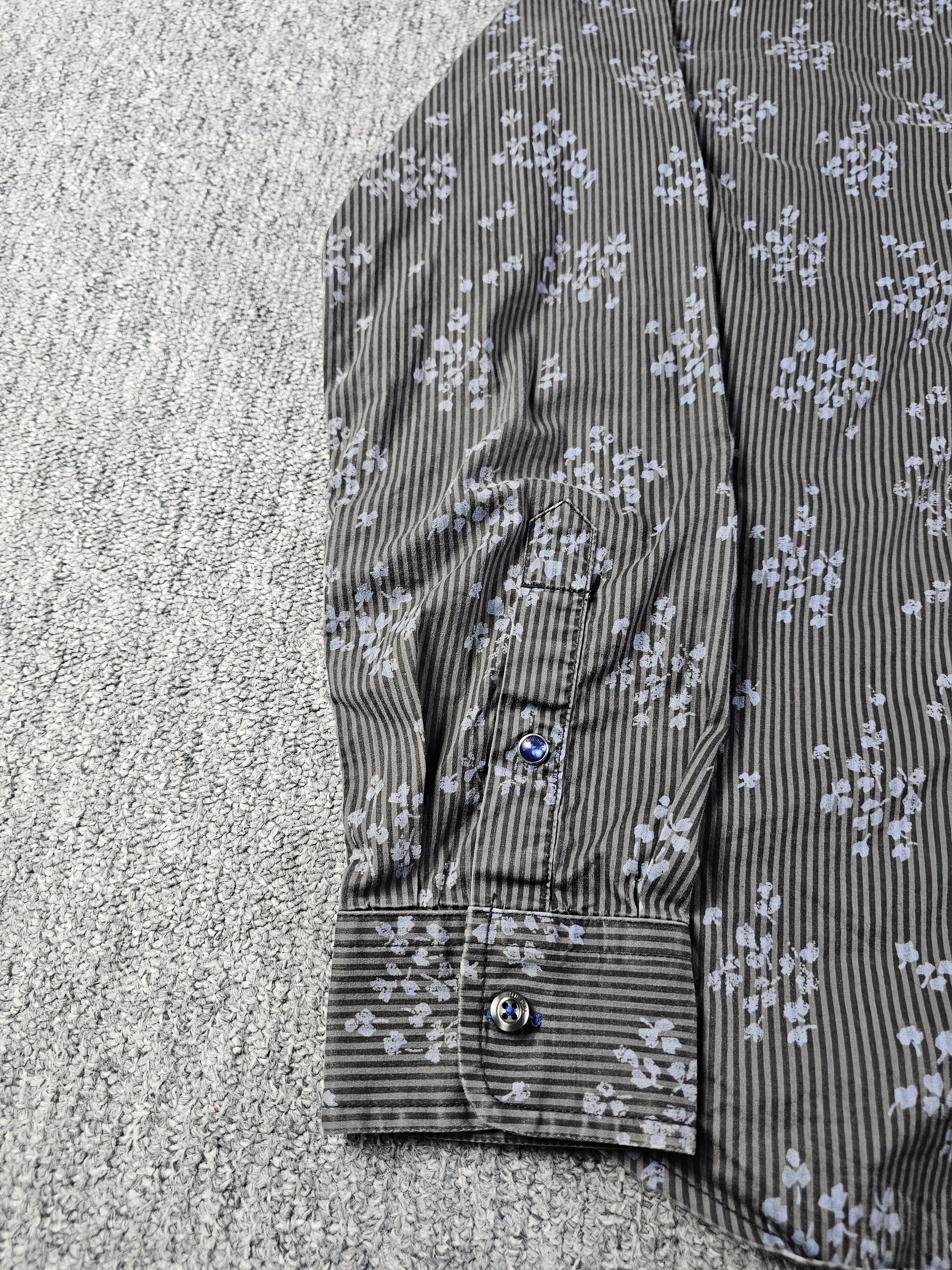Diesel Vintage Diesel Shirt Men L Slim Fit Striped Stretch Y2K Size US L / EU 52-54 / 3 - 7 Thumbnail