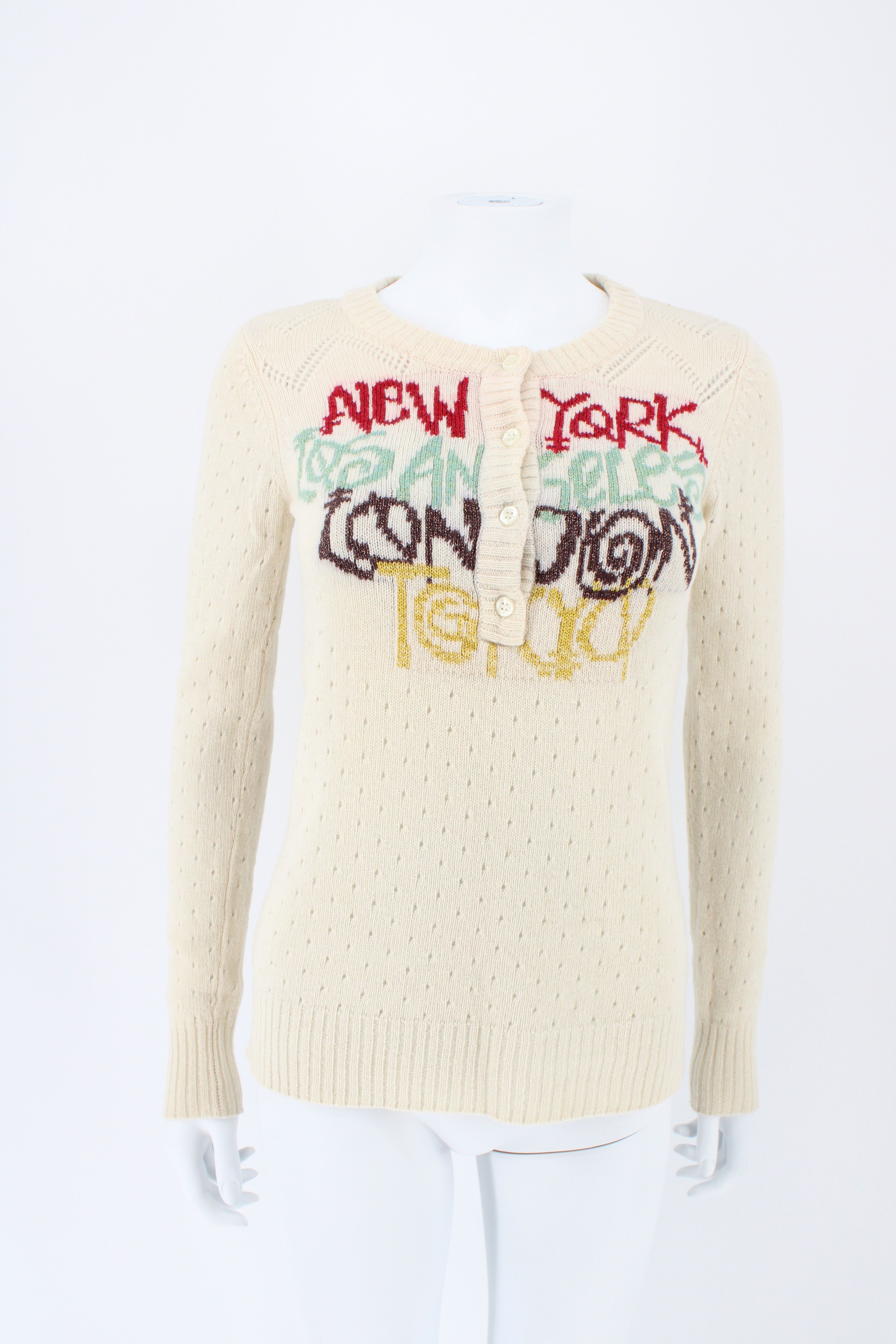 Stussy Y2K Stussy Girls World Tour Knit Size S / US 4 / IT 40 - 6 Thumbnail