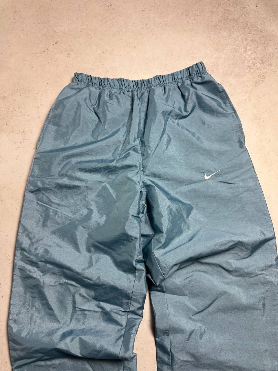 Nike × Vintage Vintage Nike Baby Blue Baggy Trackpants Y2K M Size US 32 / EU 48 - 2 Thumbnail