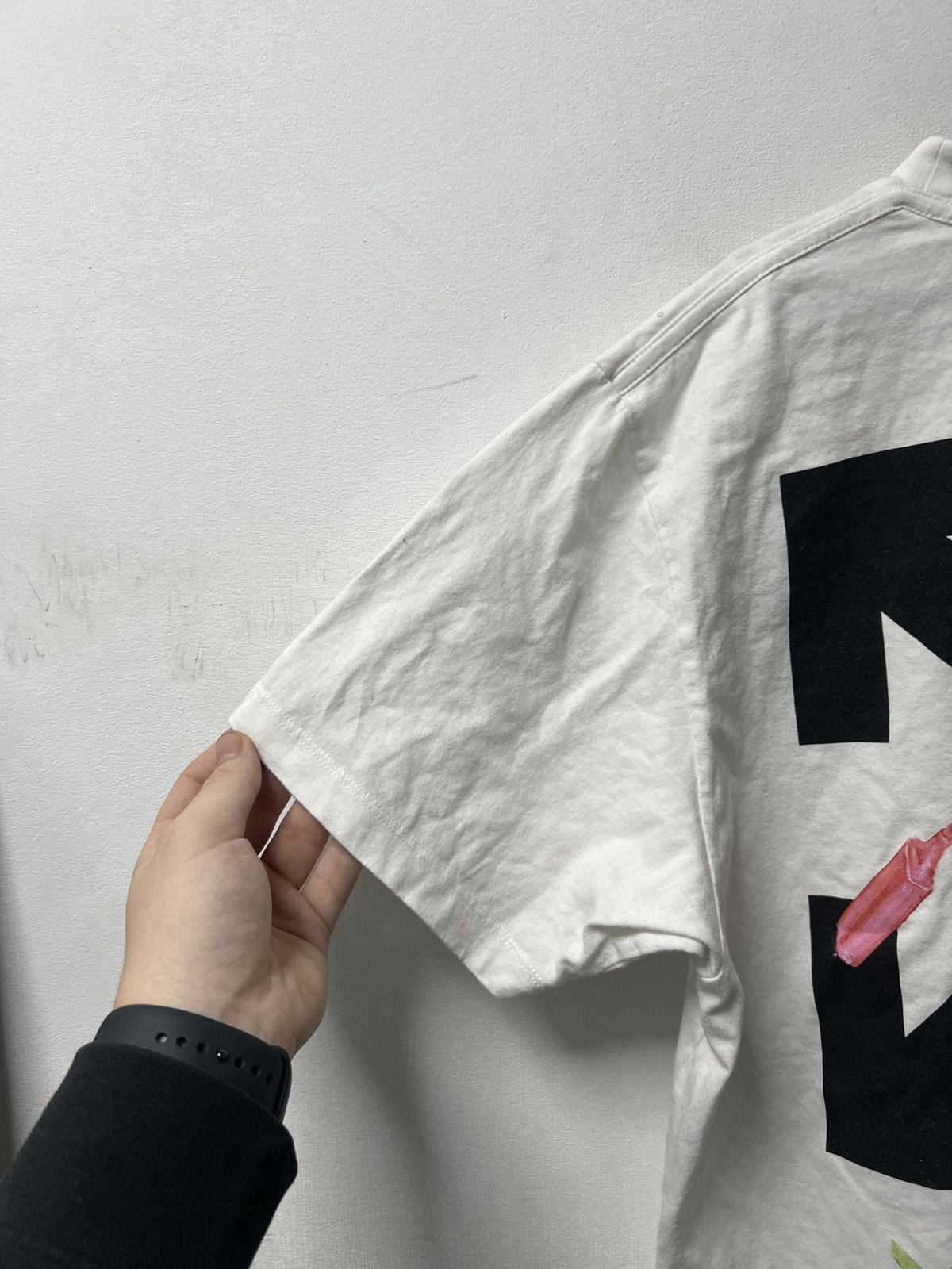 Off-White Off White T-shirt Big Logo Luxury Size XL Size US XL / EU 56 / 4 - 5 Thumbnail