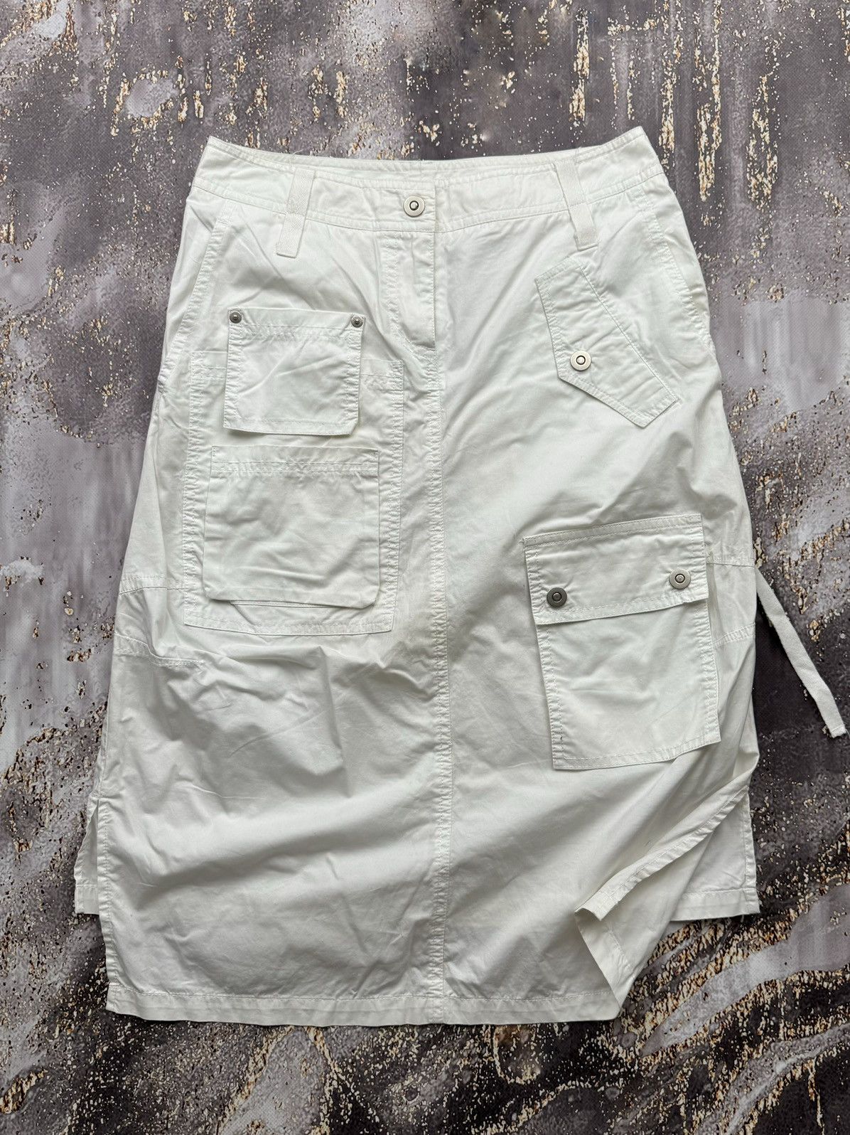 Japanese Brand Vintage Cargo Bondage Midi Skirt Size 25" / US 0 / IT 36 - 1 Thumbnail