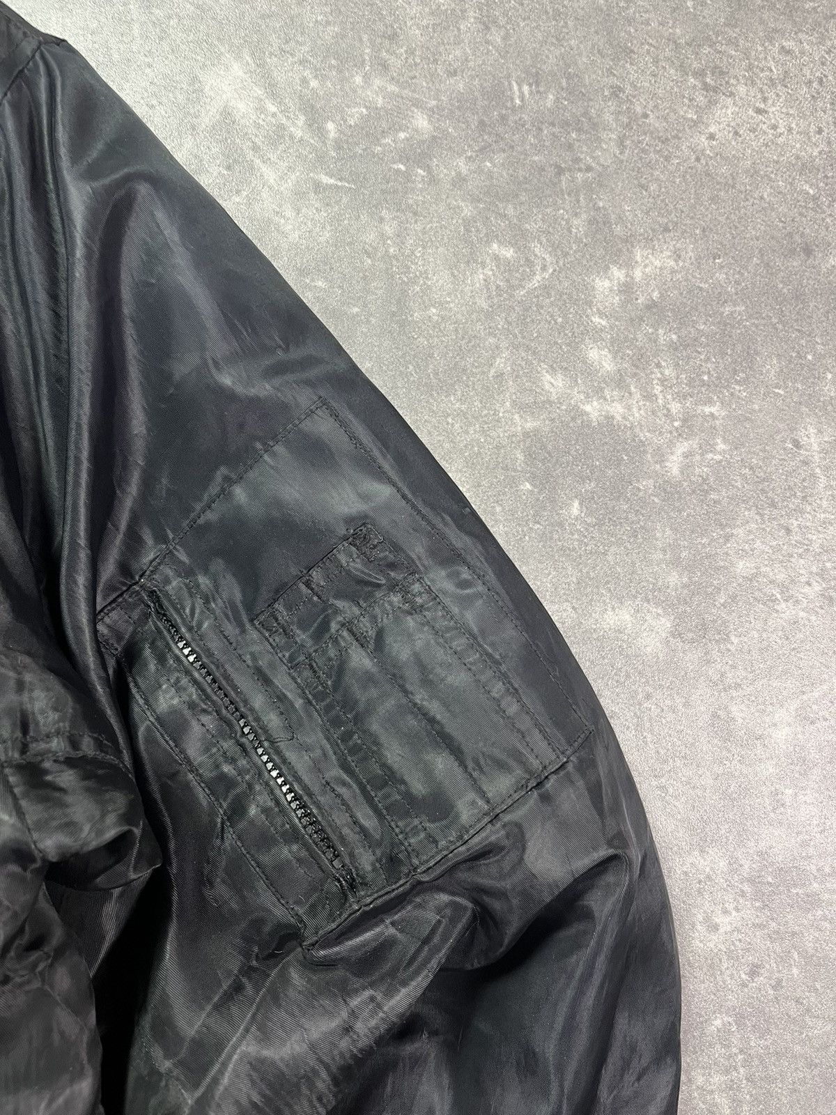Japanese Brand 90s St. Army Industries Distressed Faded Bomber Jacket XXL Size US XXL / EU 58 / 5 - 8 Thumbnail