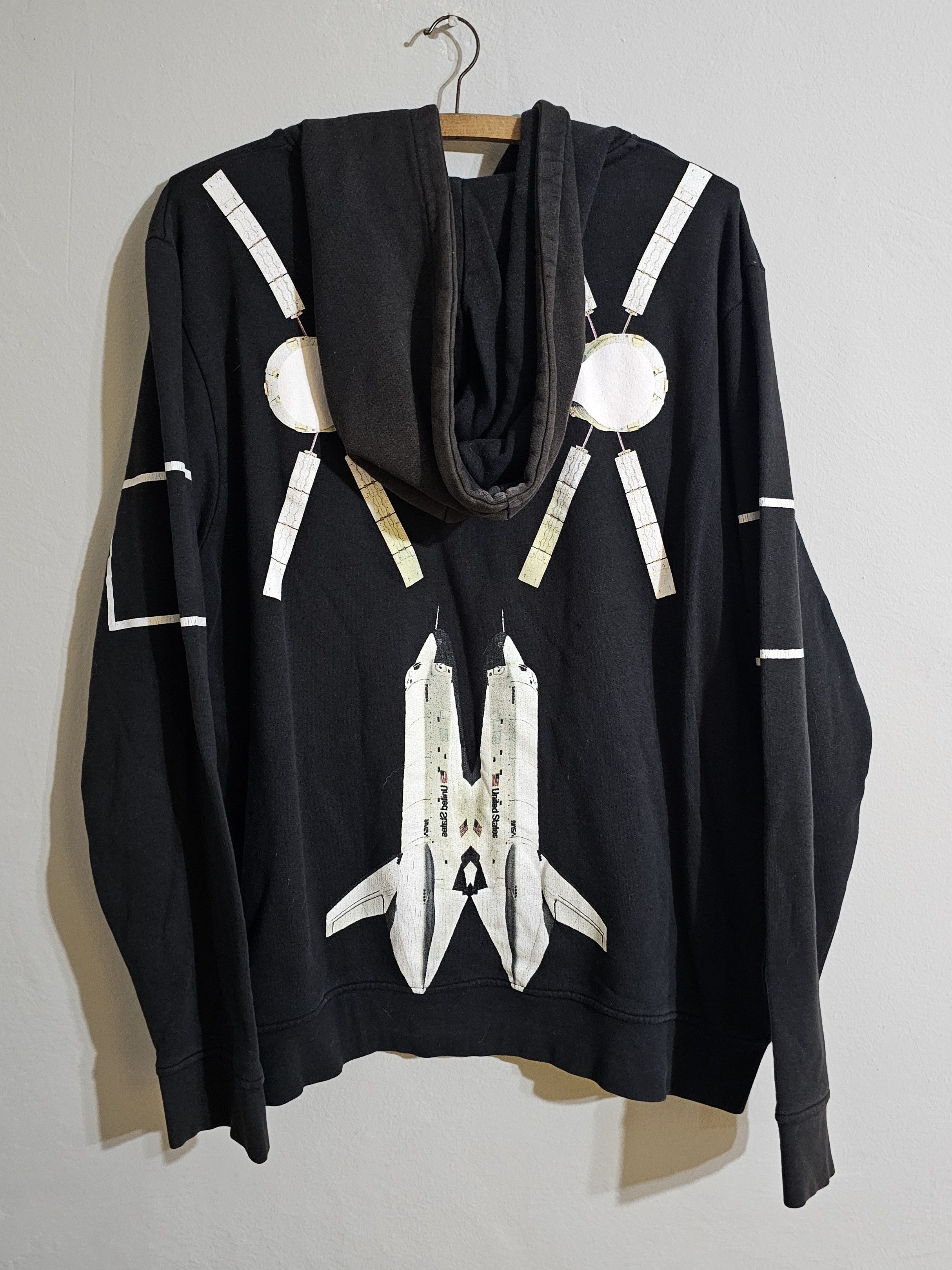 Marcelo Burlon Marcelo Burlon Space Gauchos Thrashed Hoodie Size US L / EU 52-54 / 3 - 4 Thumbnail