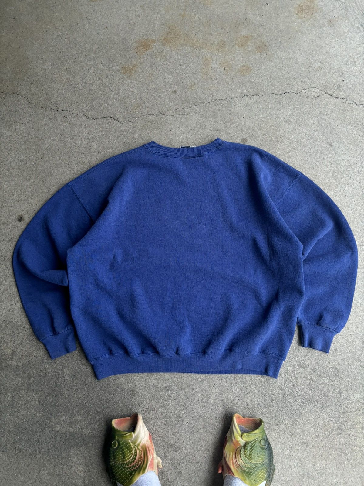 Band Tees × Vintage Crazy 90s Lush Spooky Blue Boxy Rock Band Grunge Crewneck Size US XL / EU 56 / 4 - 2 Thumbnail