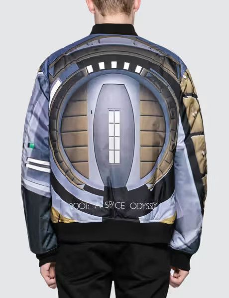 Undercover FW2018 2001:A Space Odyssey Printed Reversible Bomber Jacket Size US XL / EU 56 / 4 - 7 Thumbnail
