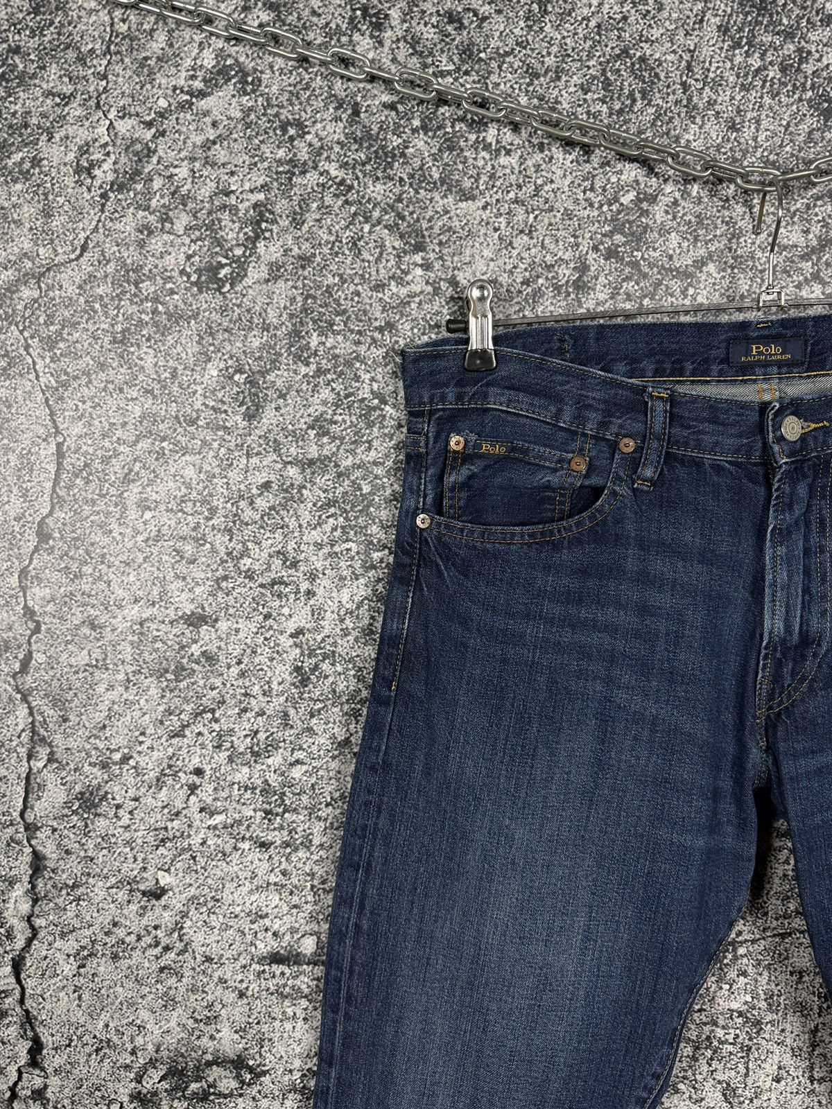 Polo Ralph Lauren Polo Ralph Lauren Jeans Blue Straight Leg Denim Pants 34x32 Size US 34 / EU 50 - 4 Thumbnail
