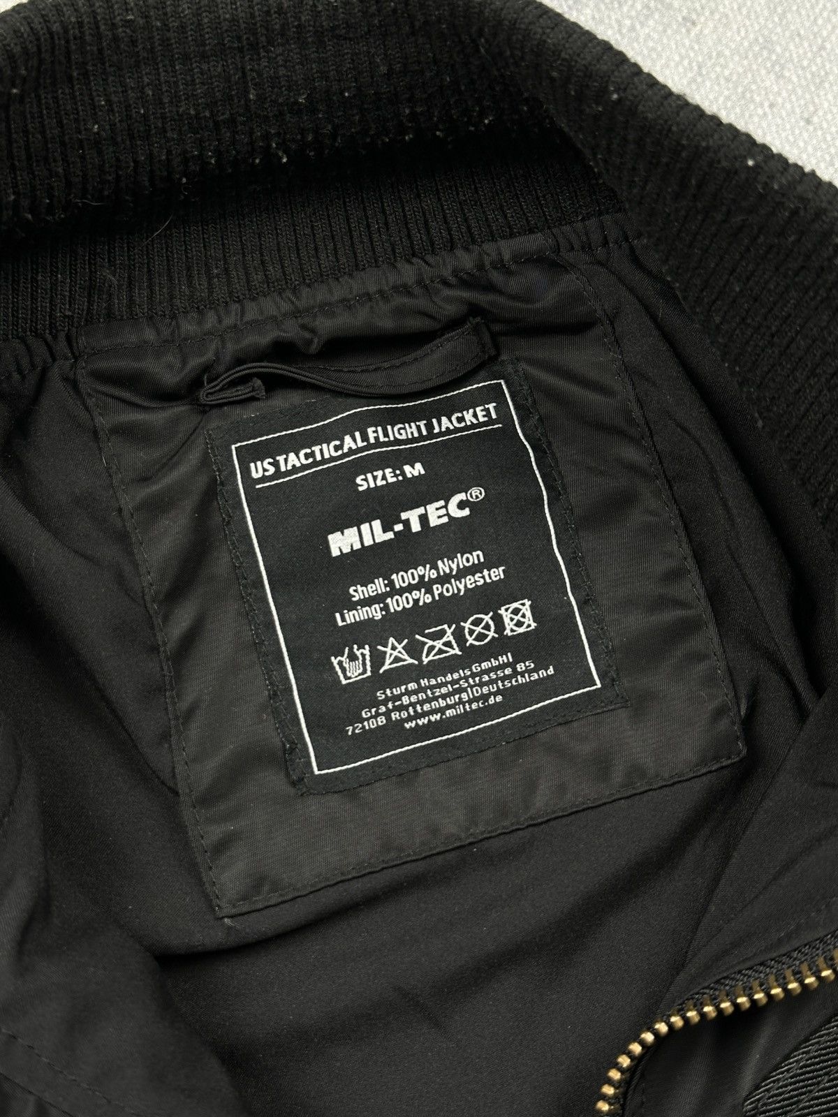 Vintage MilTec Tactical Flight Nylon Bomber Jacket Military Techwear Size US M / EU 48-50 / 2 - 12 Thumbnail
