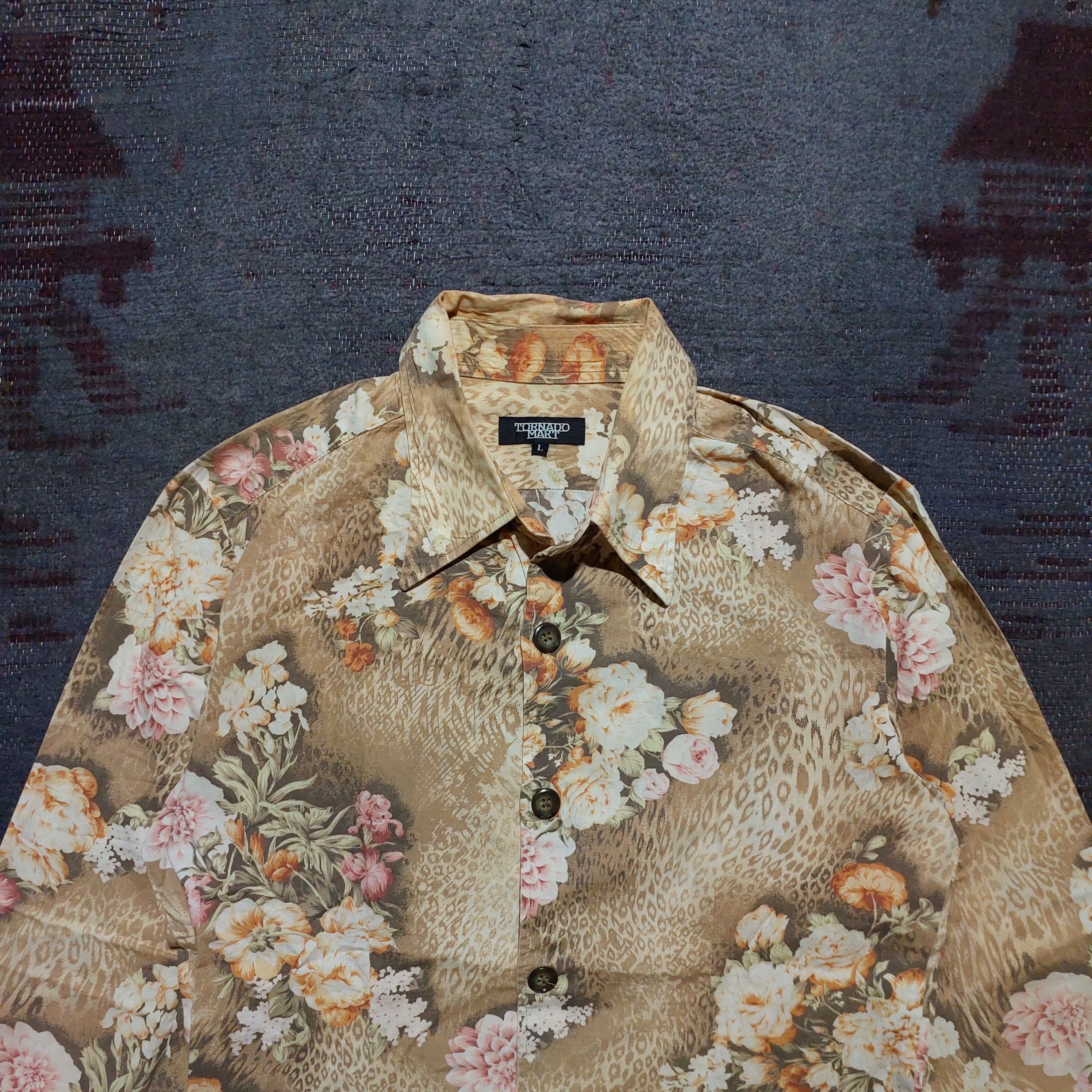 Tornado Mart Tornado mart floral pattern shirt Size US L / EU 52-54 / 3 - 2 Thumbnail