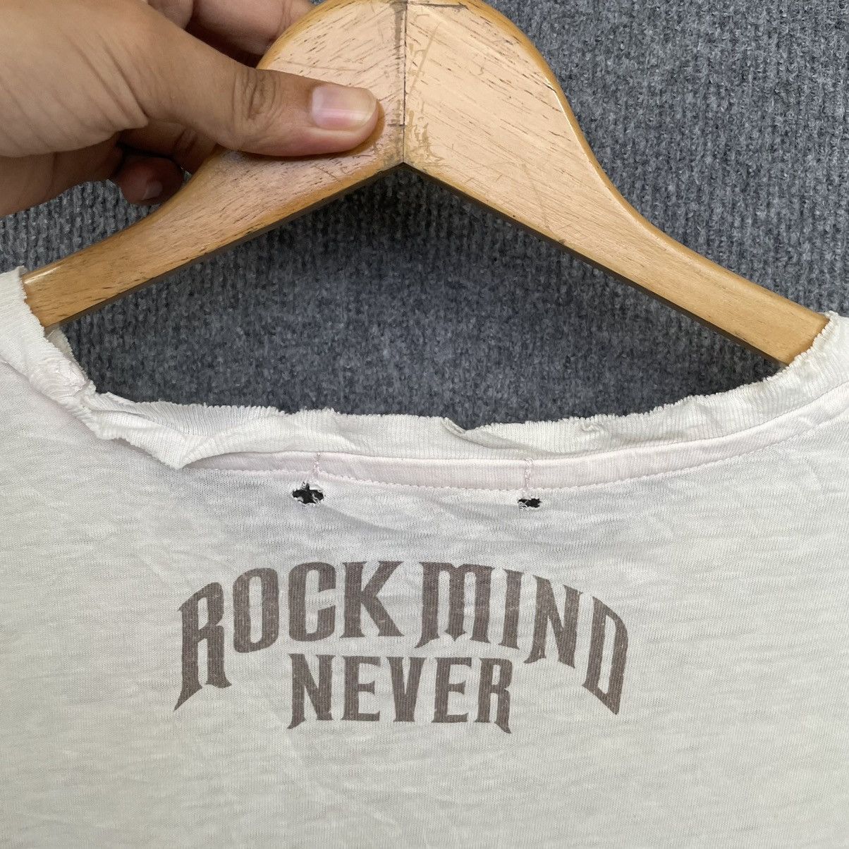 Hysteric Glamour × If Six Was Nine × Japanese Brand Rock Mind Ifsixwasnine Hysterics Distressed T Shirt Size US L / EU 52-54 / 3 - 8 Thumbnail