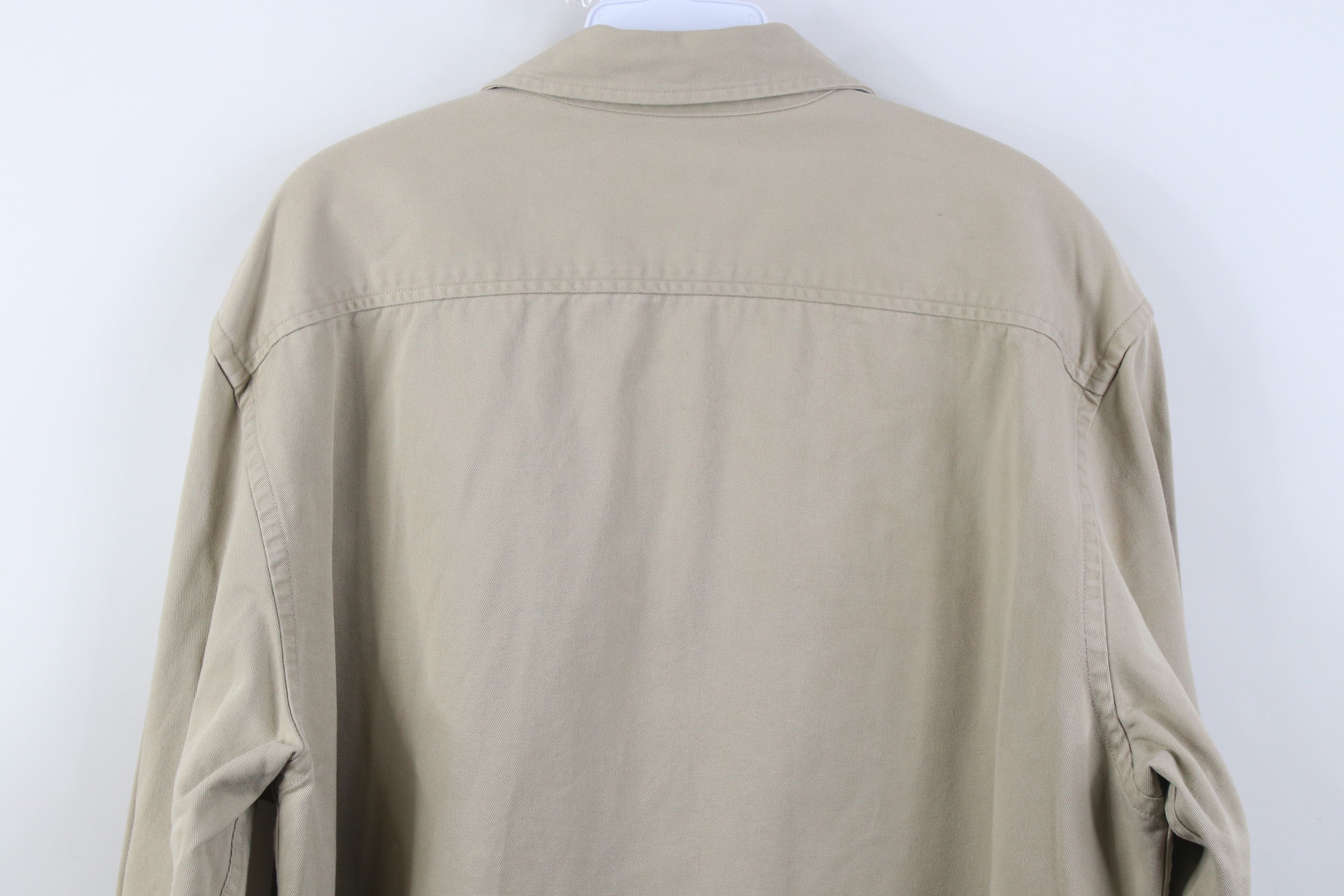 Banana Republic Vintage Y2K 2002 Banana Republic Snap Button Shirt Jacket Size US L / EU 52-54 / 3 - 15 Thumbnail