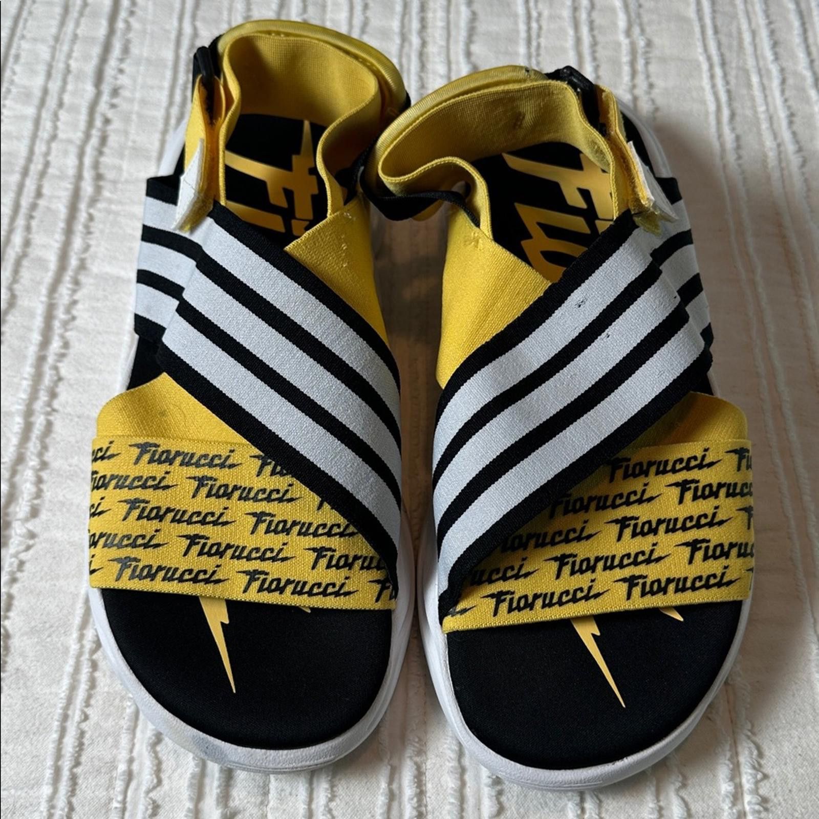 Fiorucci Fiorucci 9 Adidas Rare Platform Yellow STREETWEAR Sandals Size US 9 / IT 39 - 4 Thumbnail