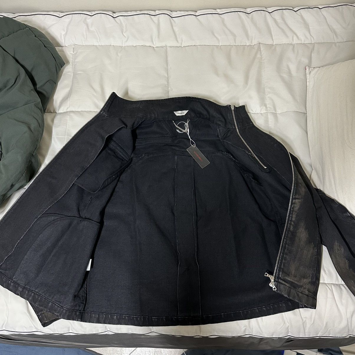 CMMAWEAR ARTICULATED SLEEVE JACKET BLACK DENIM MUD Size US M / EU 48-50 / 2 - 13 Thumbnail