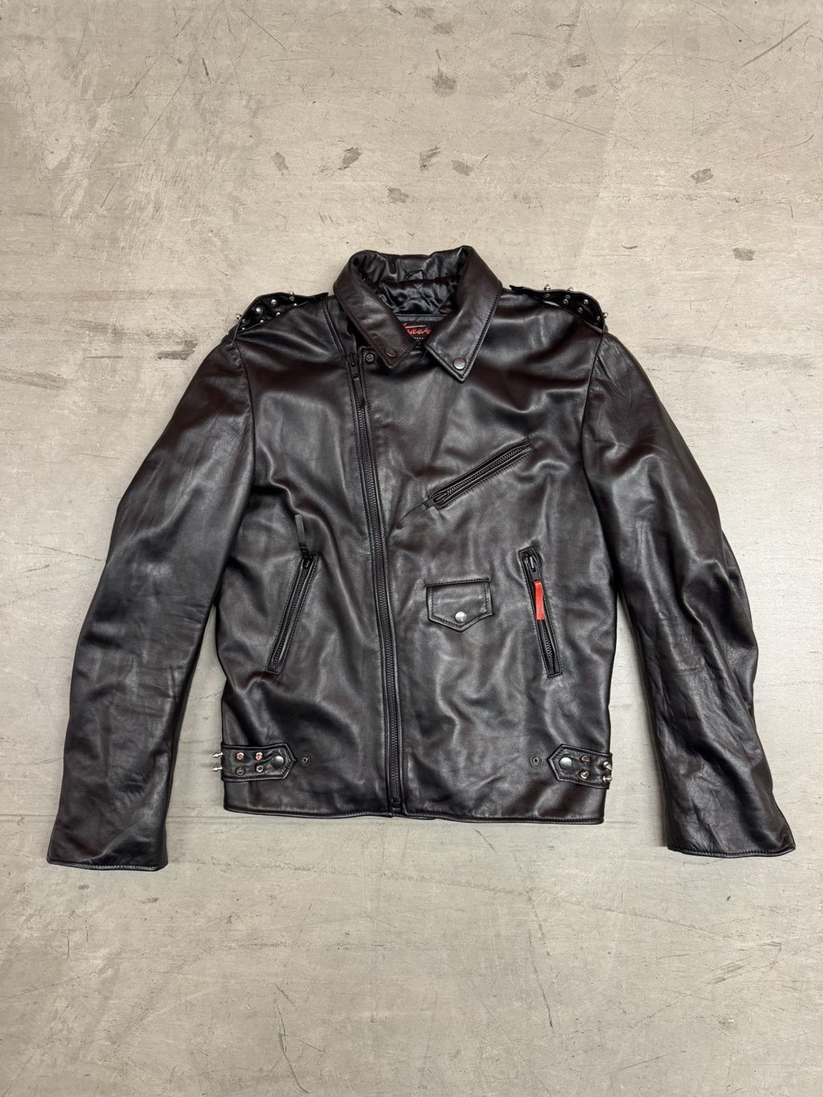 Trapstar London Trapstar Leather Motorcycle Jacket Size US S / EU 44-46 / 1 - 1 Thumbnail