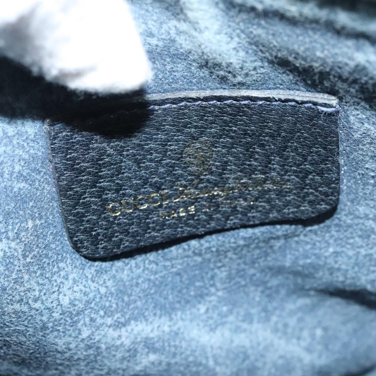 Gucci GUCCI GG Supreme Shoulder Bag Pvc Navy Gold 39 02 026 Size ONE SIZE - 16 Thumbnail