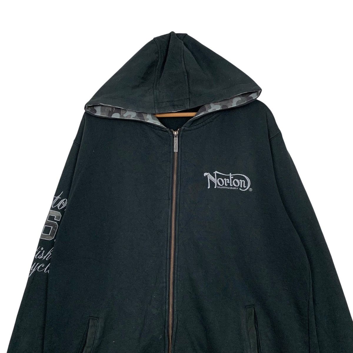 Norton Norton England Zipper Hoodie Size US XXL / EU 58 / 5 - 2 Thumbnail