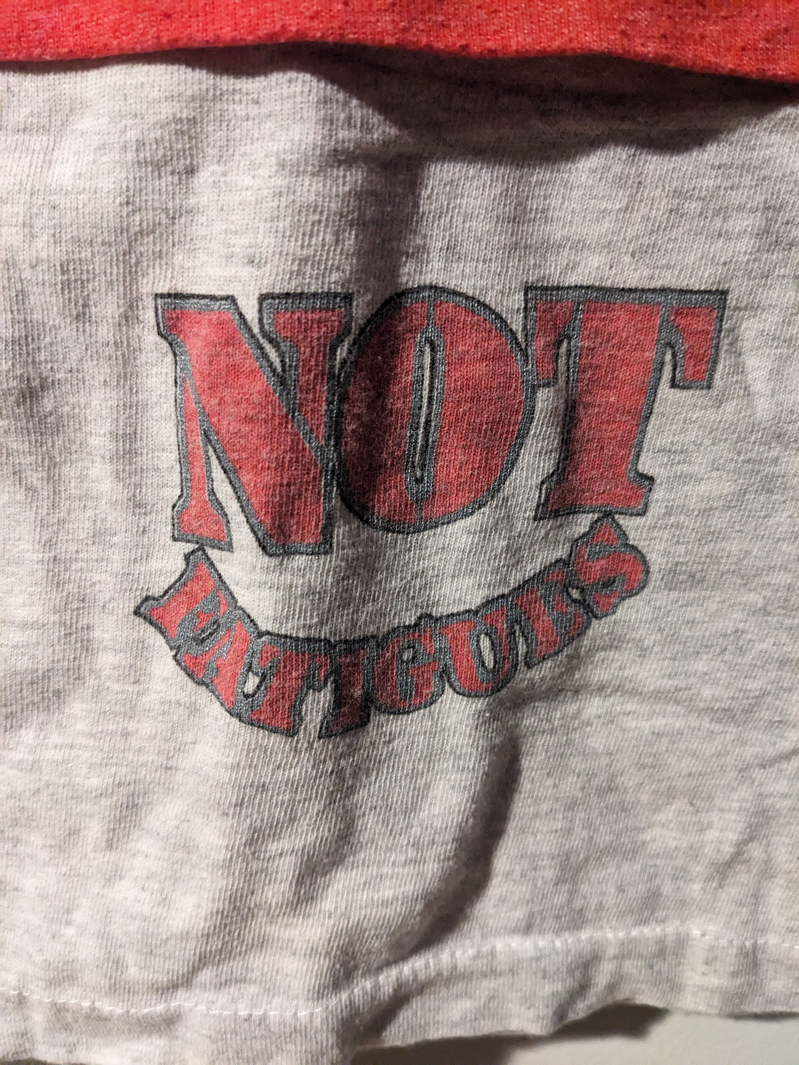 No Fear × Vintage Vintage 90s Never Over Tired Not Long-Sleeve T-Shirt Size US XL / EU 56 / 4 - 4 Thumbnail