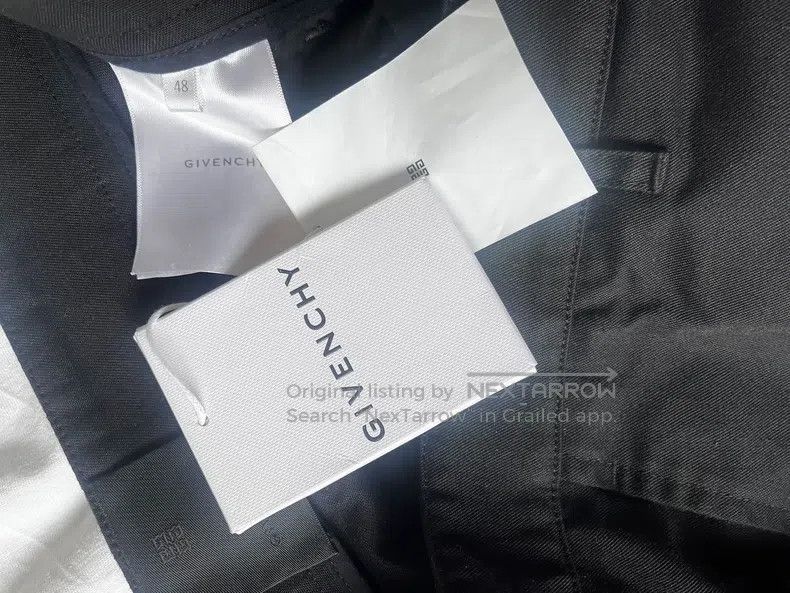 Givenchy Givenchy SizeM Loose Fit Black Five-Quarter Pants Size US 29 - 8 Thumbnail