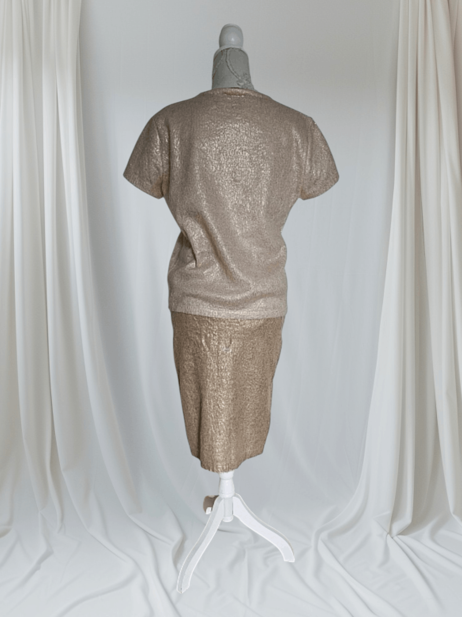 Prada PRADA gold crumb set of skirt&top Size M / US 6-8 / IT 42-44 - 2 Thumbnail