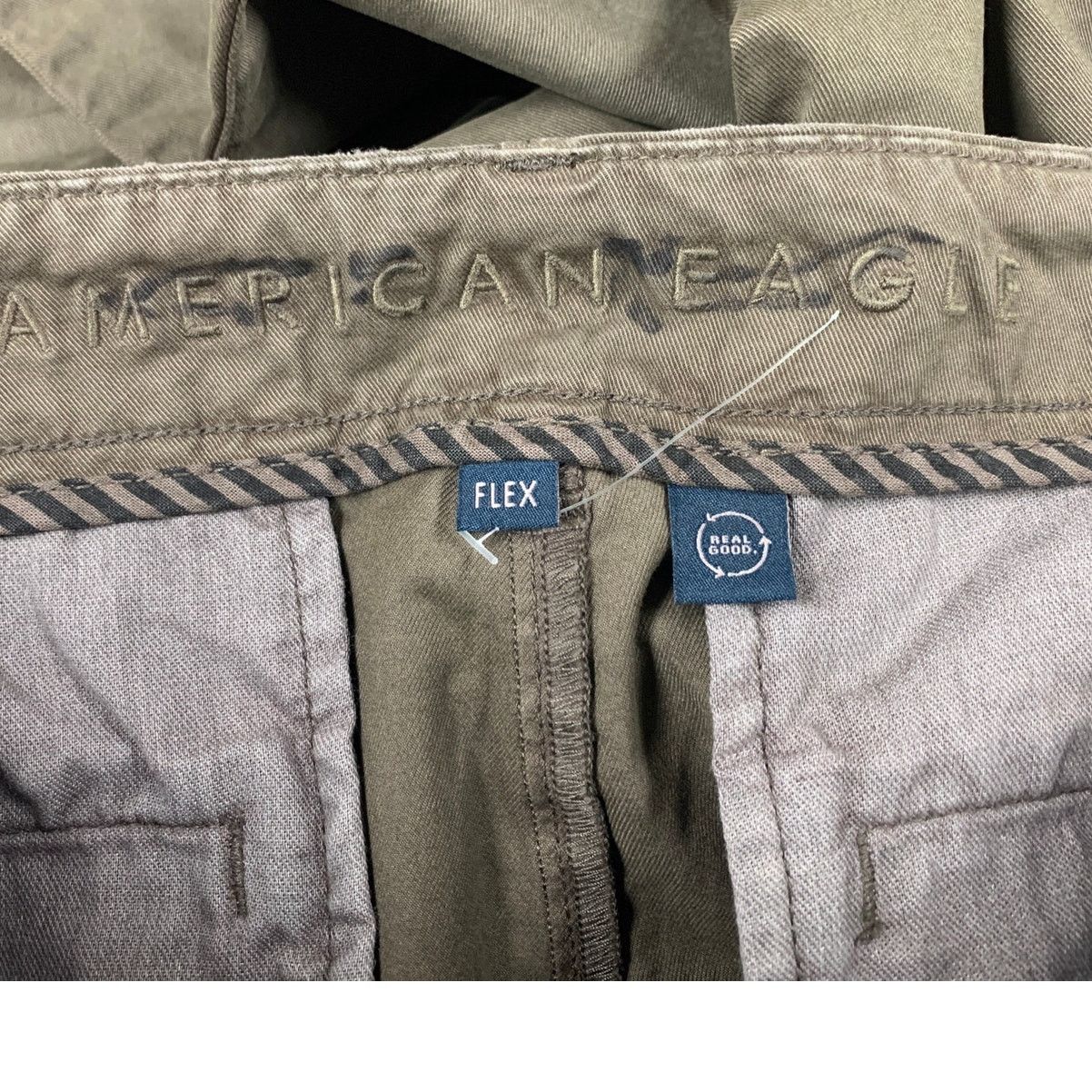 American Eagle Outfitters New American Eagle Mens Size 32 Straight Denim Brown Jeans Size US 32 / EU 48 - 5 Thumbnail