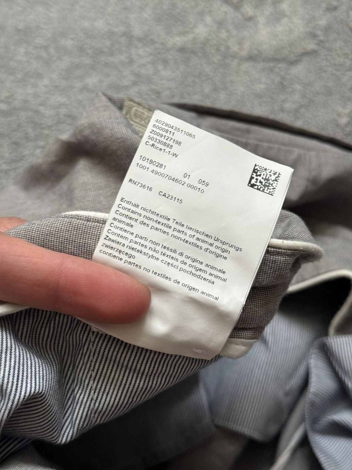 Hugo Boss Hugo boss 40/32 chino pant trouser white salvage Size US 40 / EU 56 - 16 Thumbnail