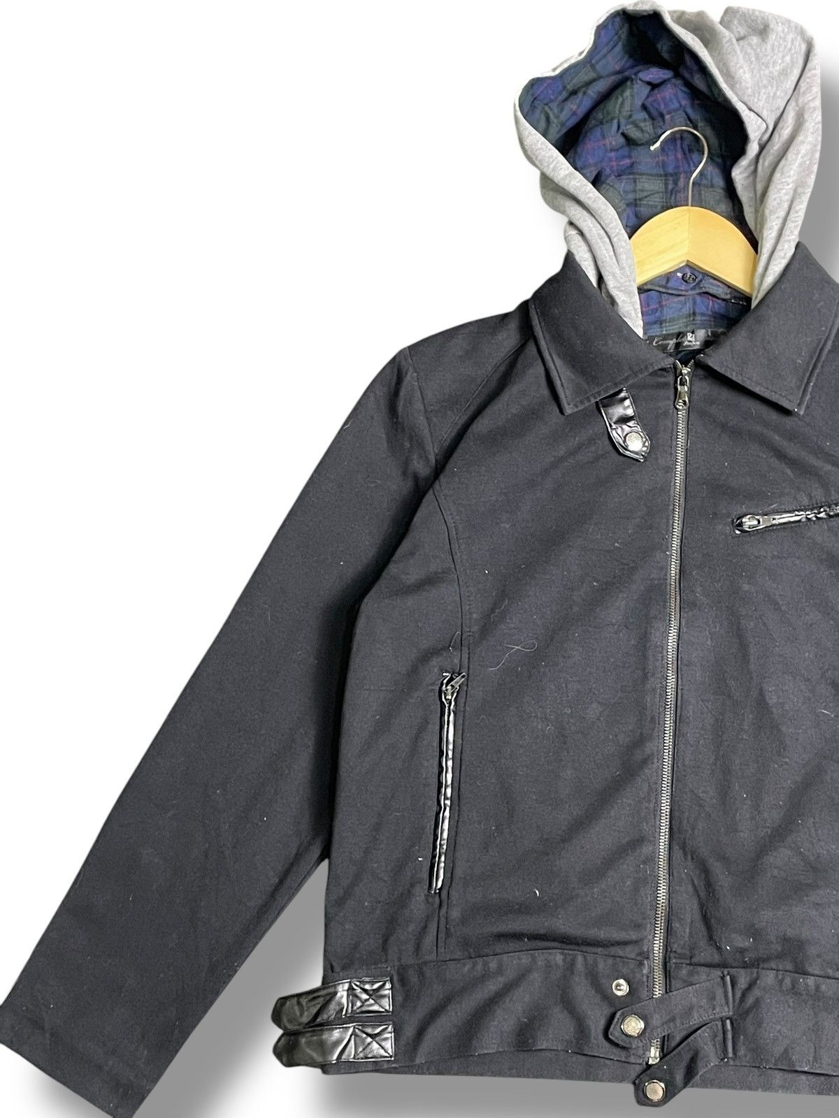Japanese Brand × Vintage Pincponc x Japanese Brand Collared Hooded Jacket (30) Size US S / EU 44-46 / 1 - 2 Thumbnail