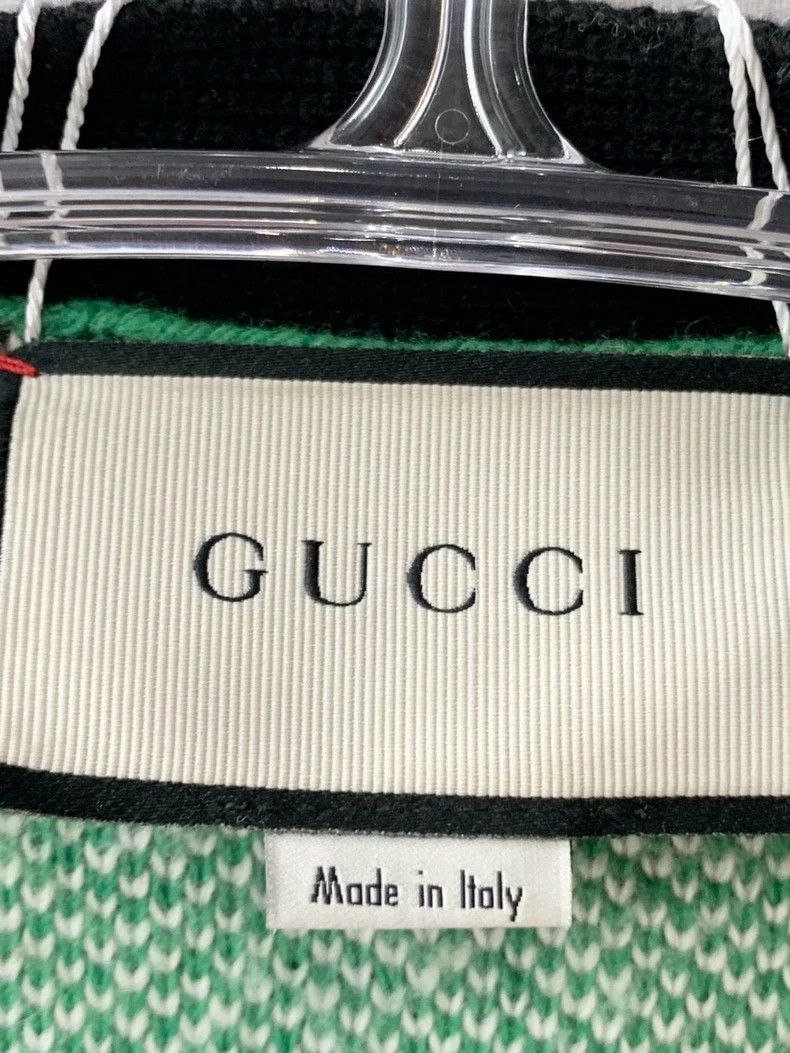 Gucci Gucci Classic Element Logo Full Print Knitted Cardigan jack Size US S / EU 44-46 / 1 - 4 Thumbnail