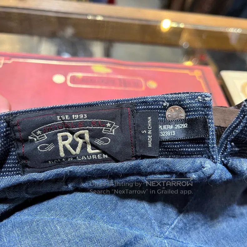 RRL Ralph Lauren RRL Ralph Lauren Indigo Dyed Patchwork Cap Size ONE SIZE - 5 Thumbnail