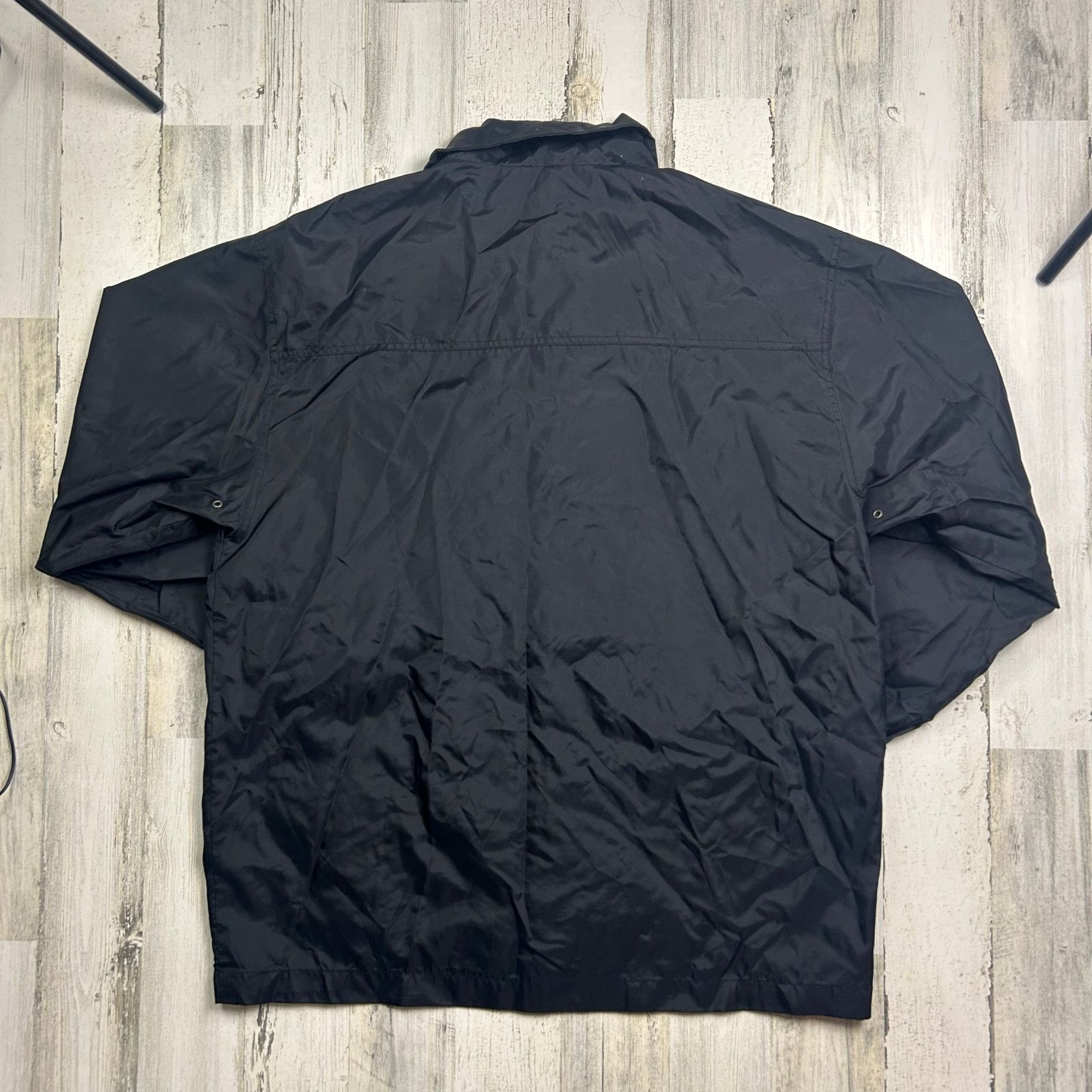 Perry Ellis × Vintage Perry Ellis Solid Black Men's Jacket Size US L / EU 52-54 / 3 - 10 Thumbnail