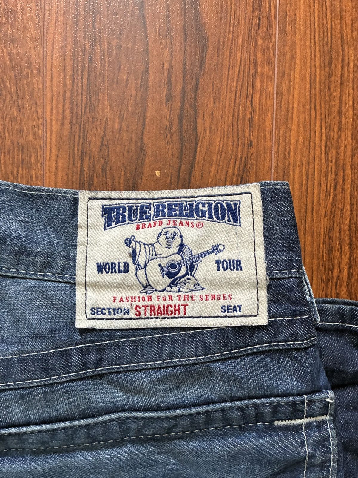 True Religion Vintage True Religion World Tour Straight Jeans Made In USA Size US 34 / EU 50 - 3 Thumbnail