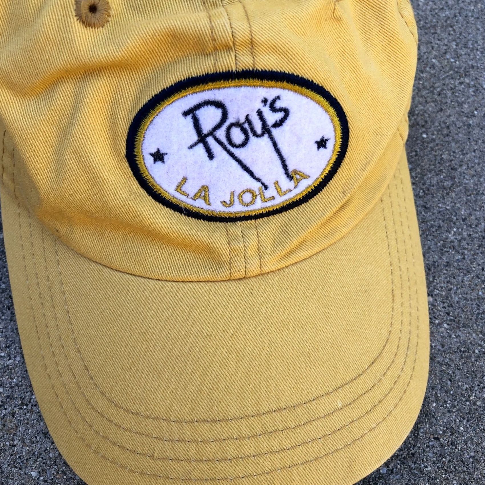 Imperial VINTAGE Imperial Roy's La Jolla Baseball Hat Men Yellow Adjustable Cap Size ONE SIZE - 2 Thumbnail