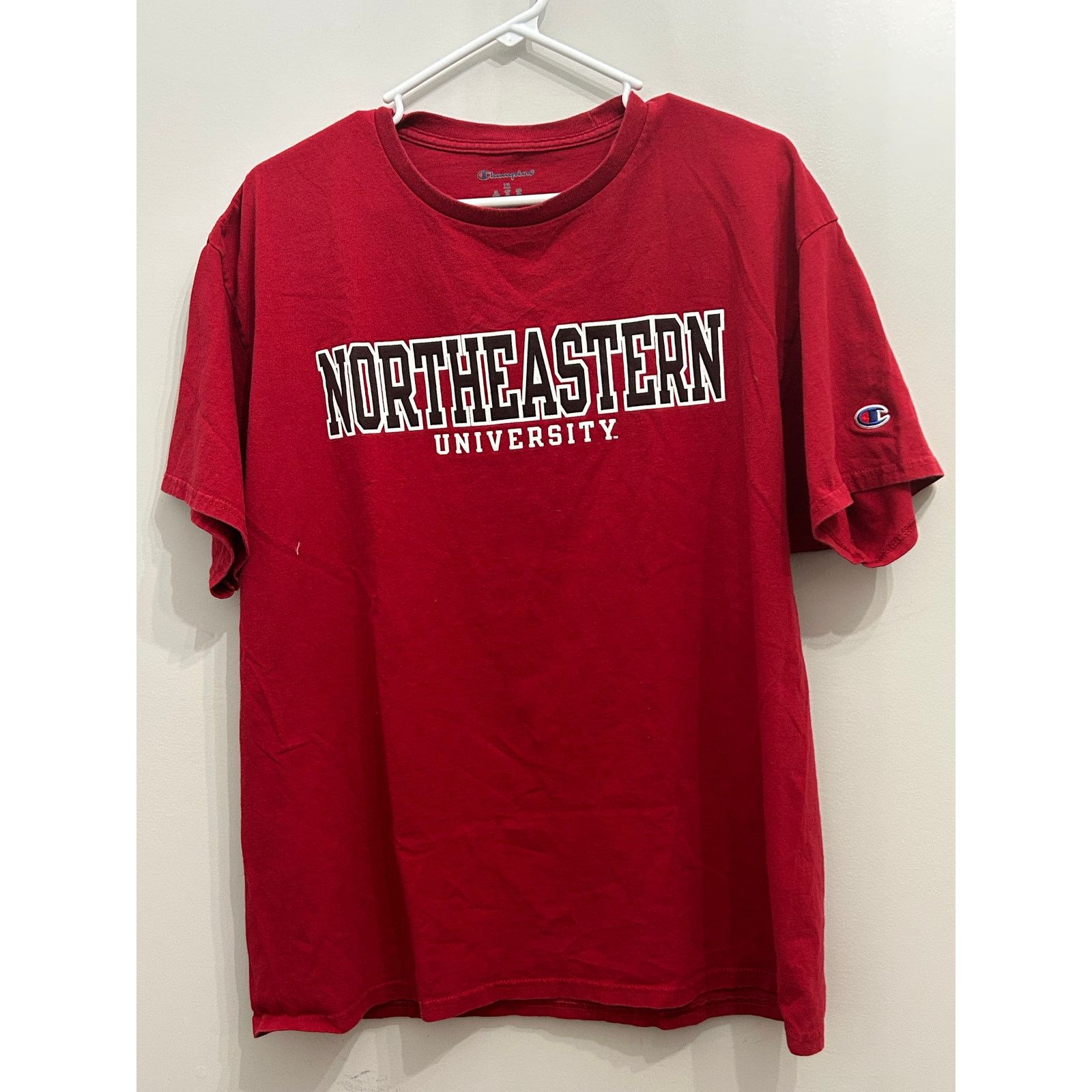 Champion Northeastern University Champion T-Shirt Red Men's XL Size US XL / EU 56 / 4 - 2 Thumbnail