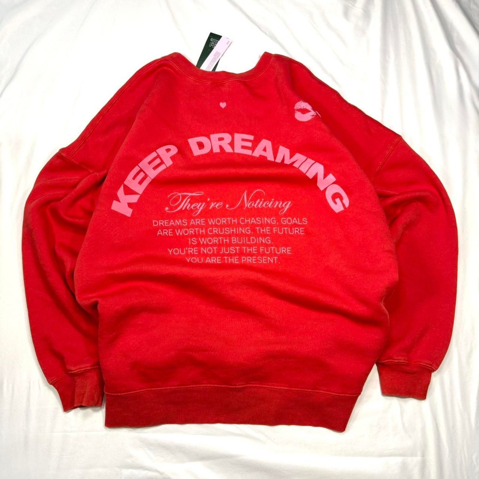 & Other Stories “Keep Dreaming” NWT Women's Oversized Pullover Sweatshirt Size XXL / US 16-18 / IT 52-54 - 1 Thumbnail