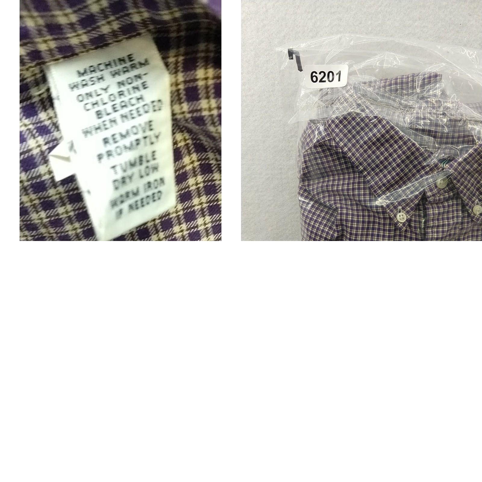Ralph Lauren Ralph Lauren Purple Stripes Button Up Long Sleeve Classic Fit Shirt-Men's M Size US M / EU 48-50 / 2 - 8 Thumbnail