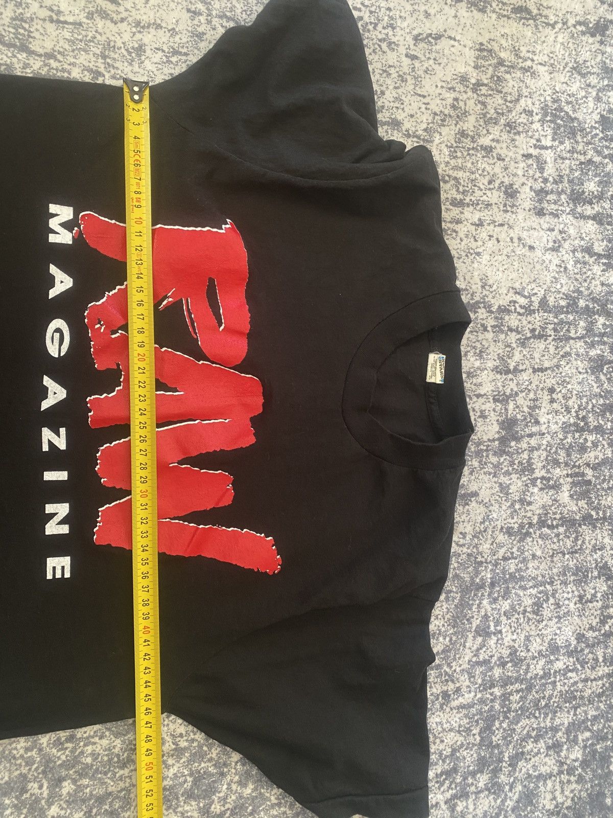 Vintage Ultra rare raw magazine wrestling vintage tee 90s Size US L / EU 52-54 / 3 - 6 Thumbnail