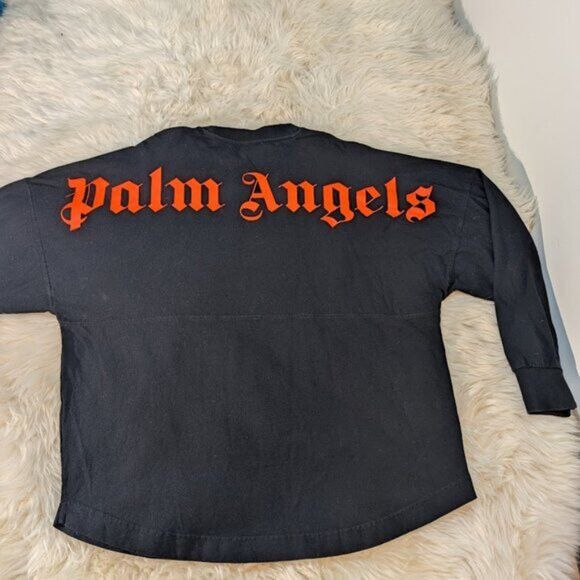 Palm Angels Palm Angels Black and Orange Long Sleeve T Shirt Size US L / EU 52-54 / 3 - 2 Thumbnail
