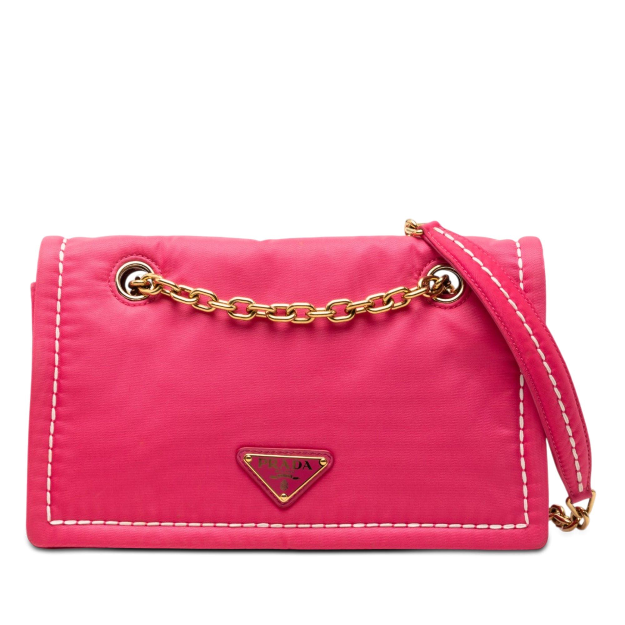 Prada Tessuto Chain Flap Crossbody Size ONE SIZE - 1 Thumbnail